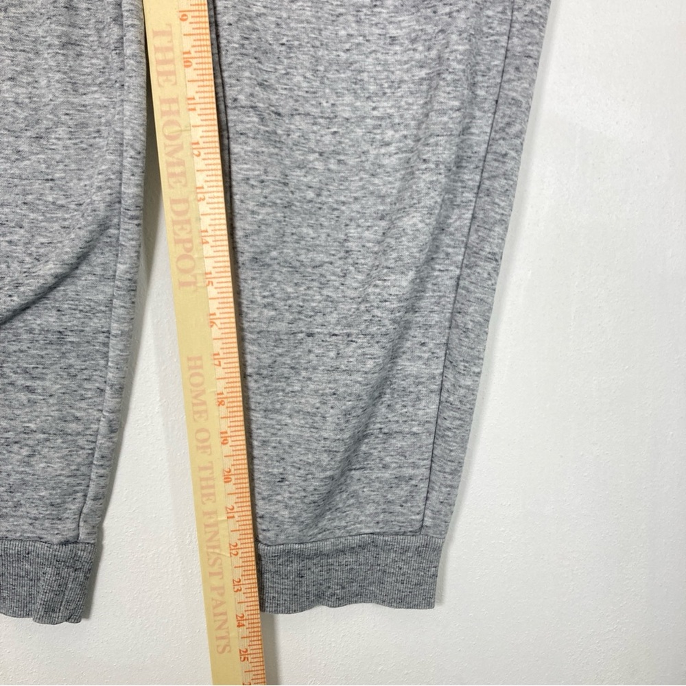 Uniqlo Sweatpants Mens M Gray Leg Athletic Drawstring Pockets Gym Heather Sport - Picture 11 of 16